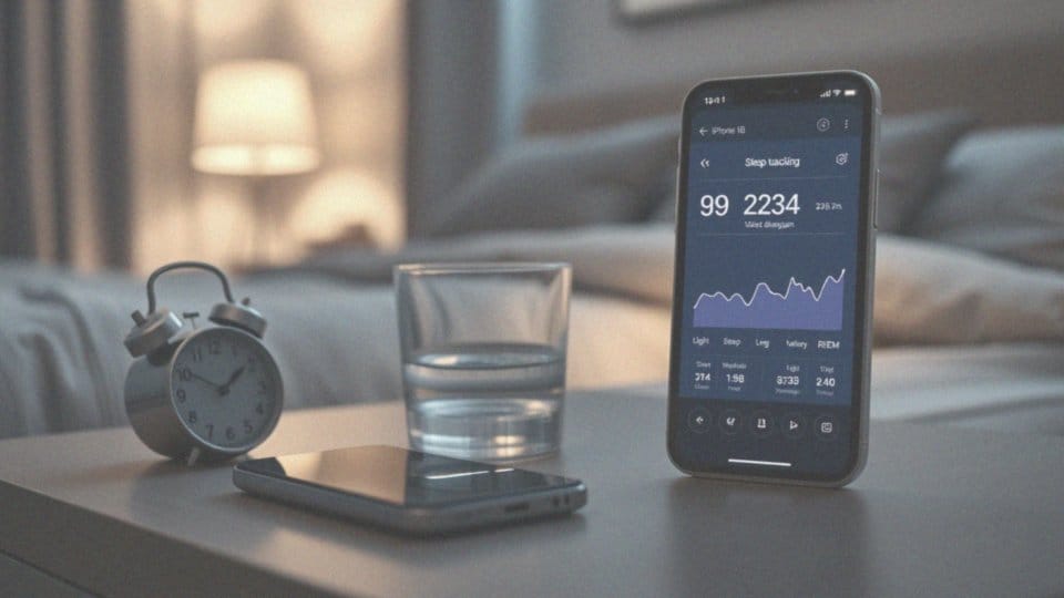 Jakie wyniki monitorowania snu można zobaczyć w aplikacji?