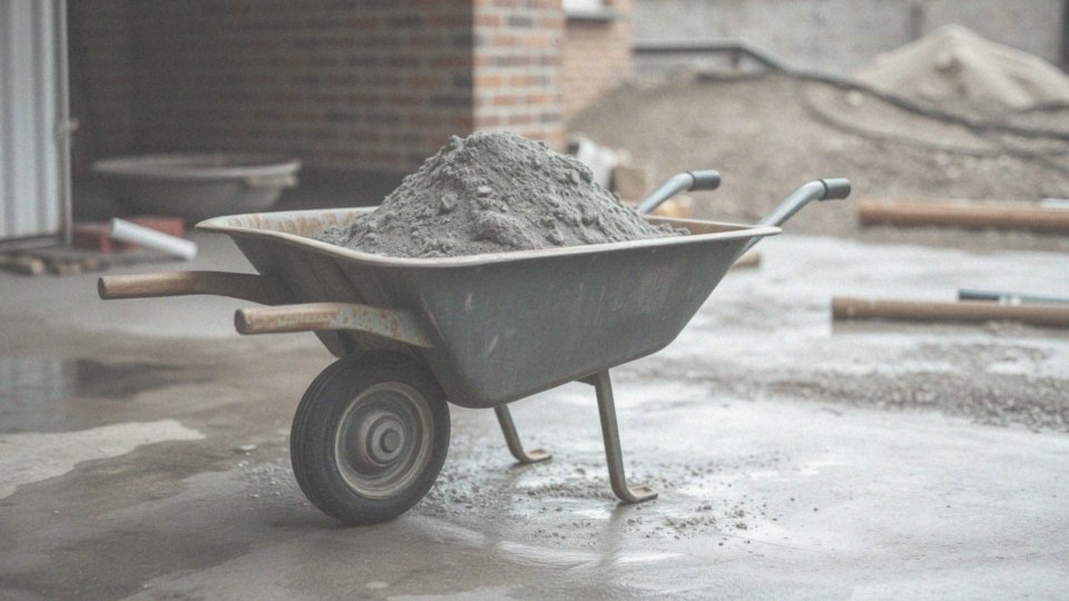 Jaką wagę ma beton w taczce?