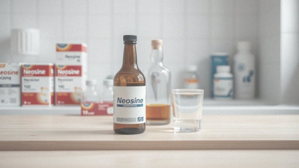 Z czym nie należy łączyć Neosine?